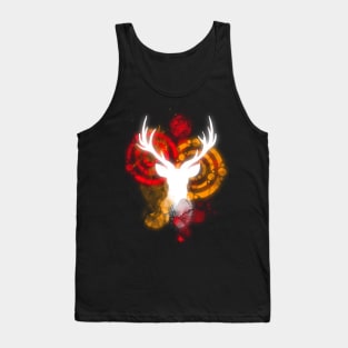 Hunting A Ghost (Red and Orange) Tank Top